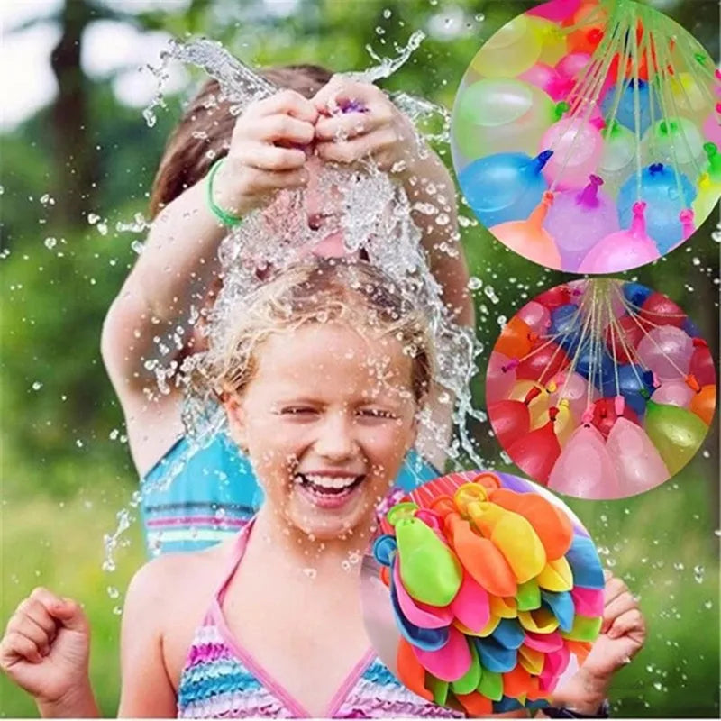 111 Stück Wasserbomben Set – Schnellfüllend, Sicher - Perfekt für Wasserspaß