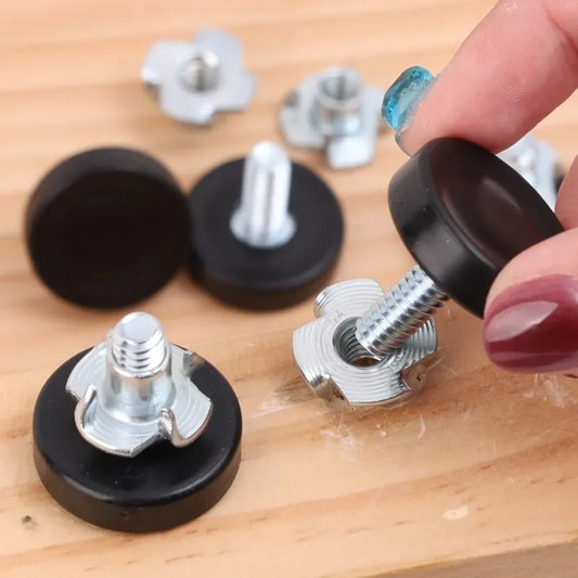 1-12x Verstellbare Möbelgleiter Bodenschutz Antirutsch Tisch Stuhl Nivellierung