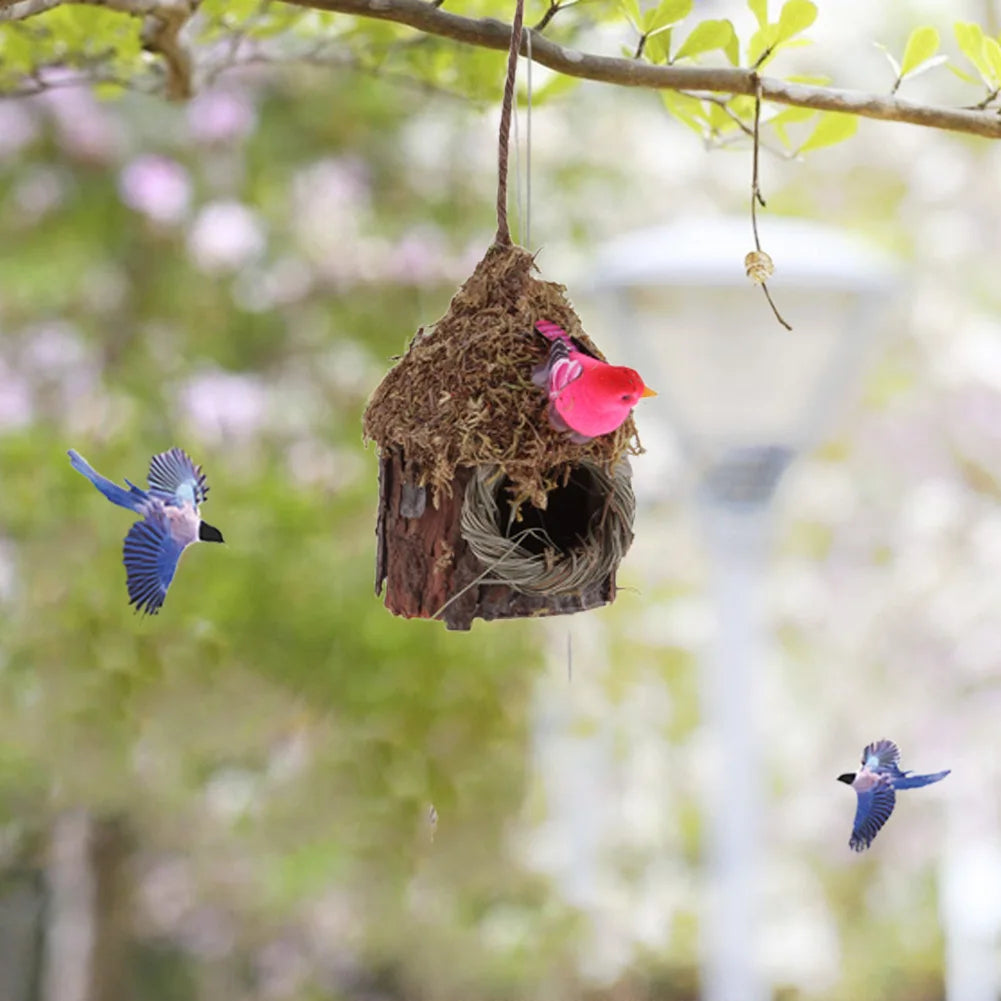 Hängendes Vogelhaus für Garten – Stilvolle Baumdekoration