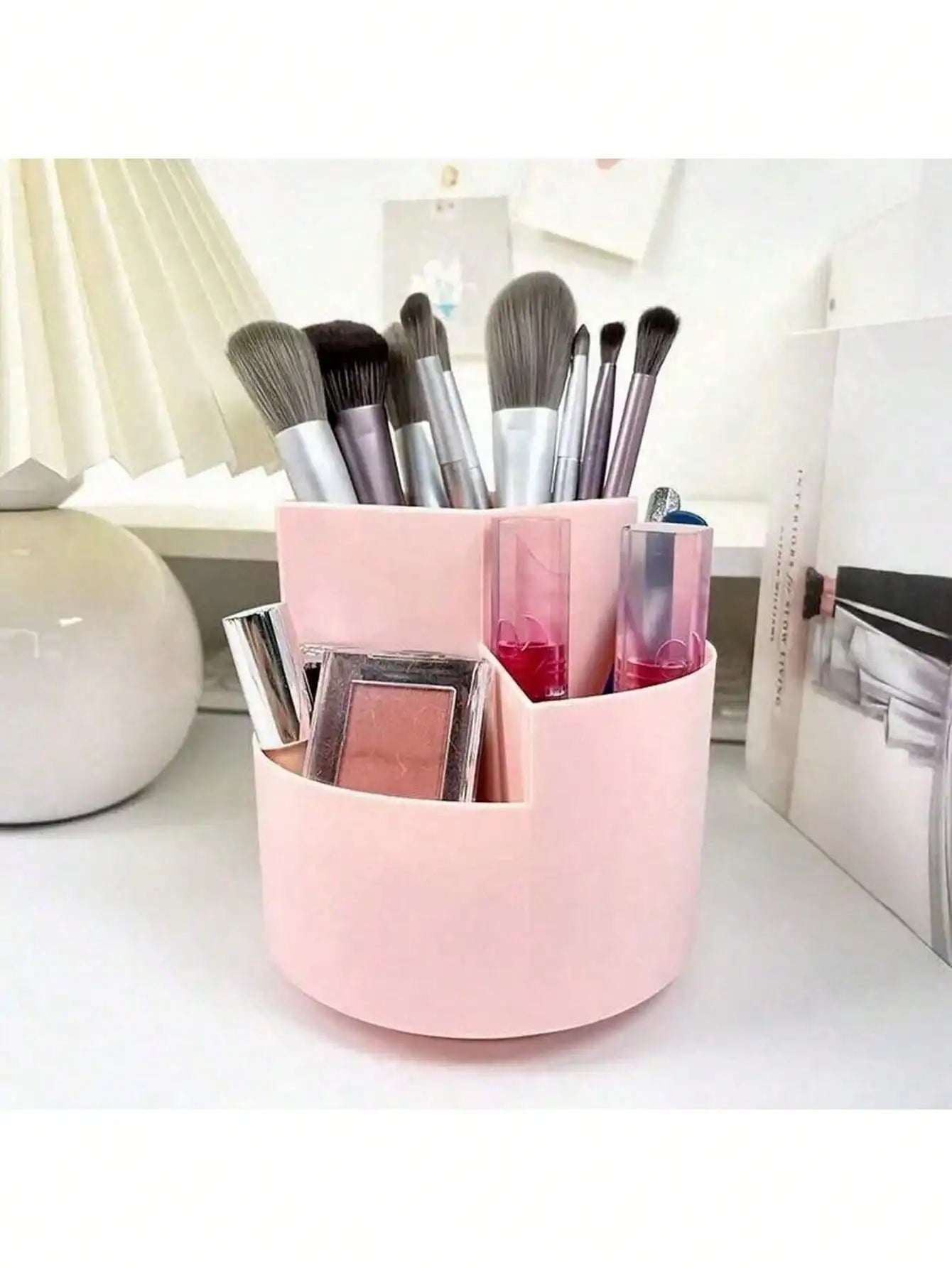 360 Grad drehbarer Stifthalter mit großer Kapazität Schreibtisch Organizer