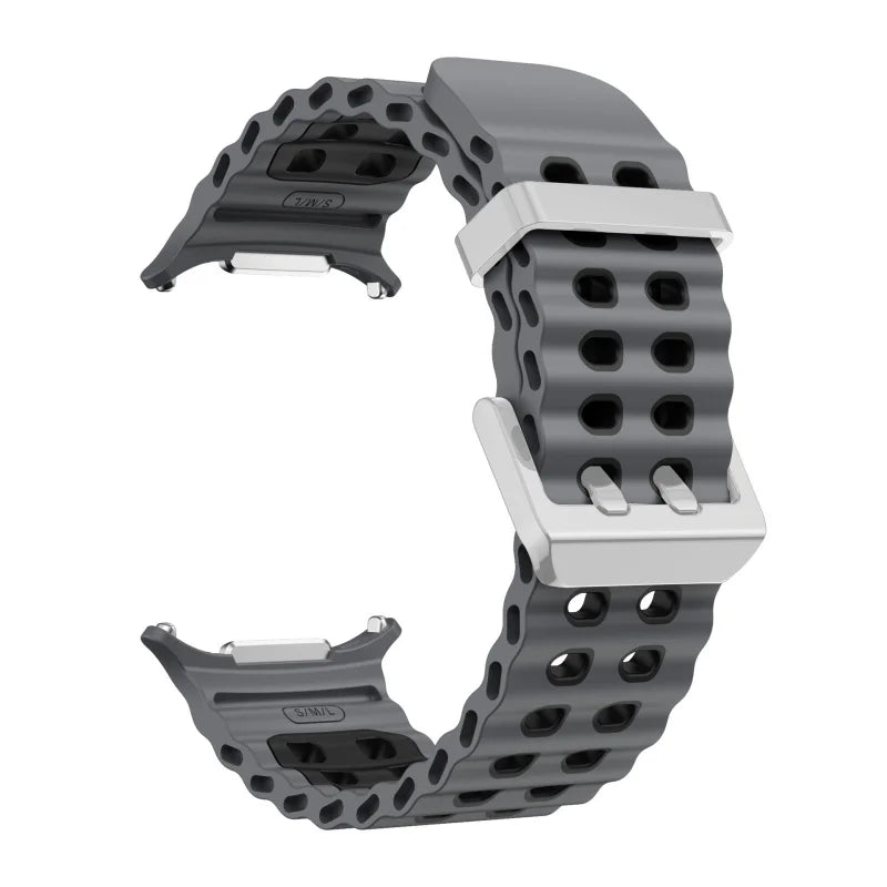 Marine Silikonarmband für Samsung Galaxy Watch Ultra 47 mm 2025 Modell