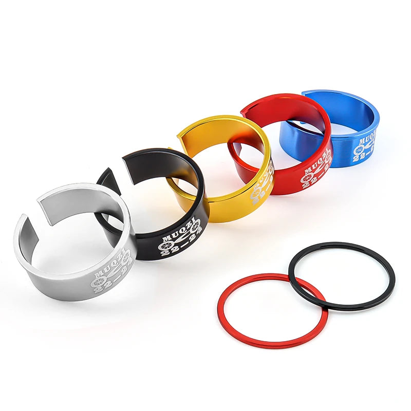 Fahrrad Tretlager Adapter 24mm auf 22mm MTB Rennrad Umwandlung Ring Aluminium
