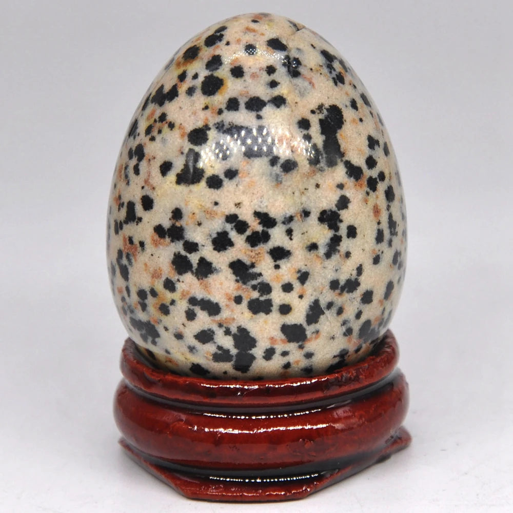 Natürlicher Heilkristall Osterei – Polierter Edelstein für Dekoration