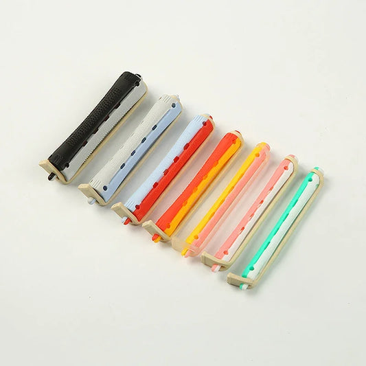 Sanfte Wellen leicht gemacht: 12er Set Gummiband Lockenwickler aus ABS Kunststoff