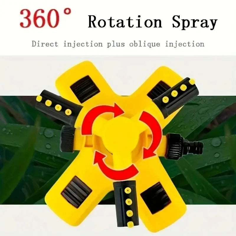 Effizientes 360° automatisches Wasserrohr-Set für große Garten- und Rasenflächen
