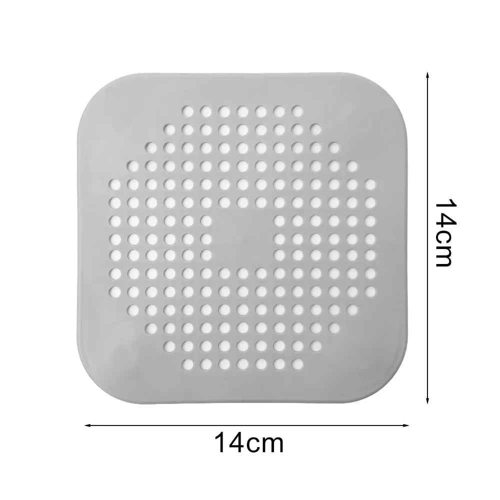 Universal Silikon Ablaufstopper für Küche Bad Dusche Waschbecken Haarfänger Sieb