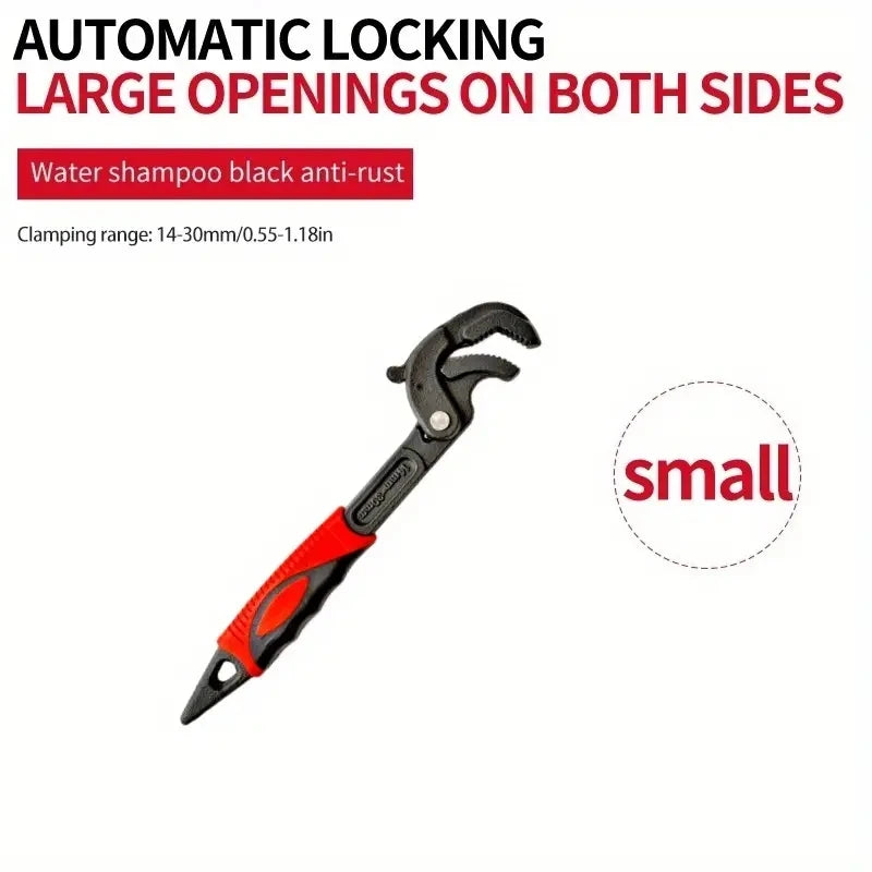 Multifunktions Rohrzange mit Power Grip – Selbst einstellend, robust - ergonomisch