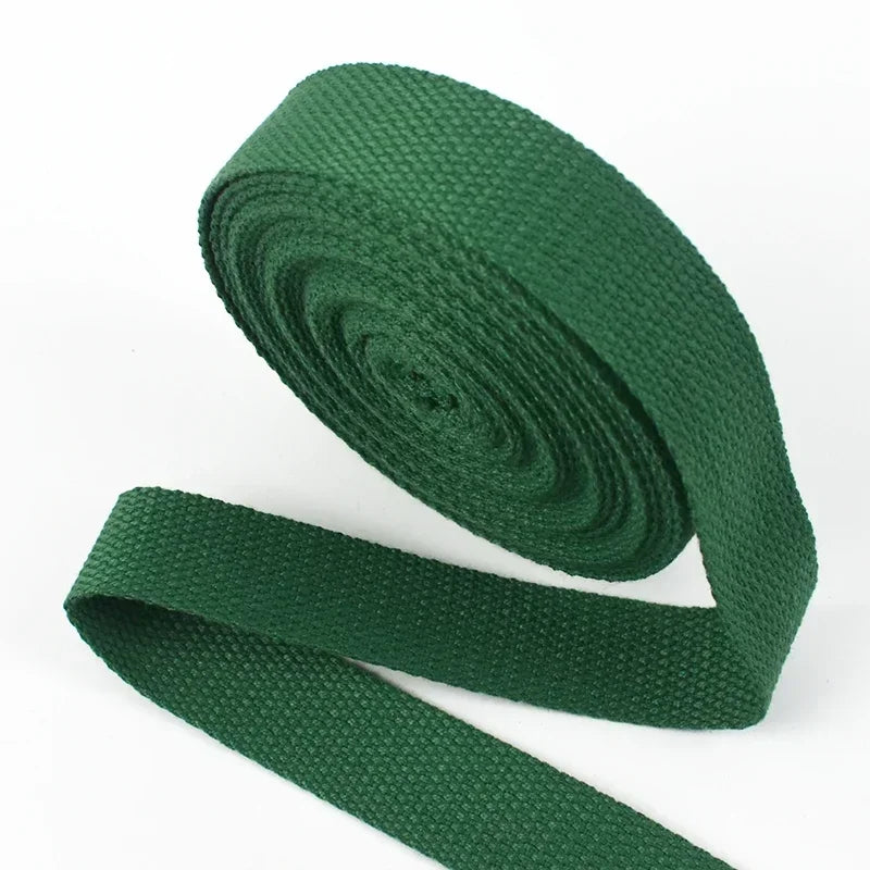 4M Polyester/Nylon Gurtband 1.3mm dick, 20-50mm breit für DIY Nähen Rucksäcke