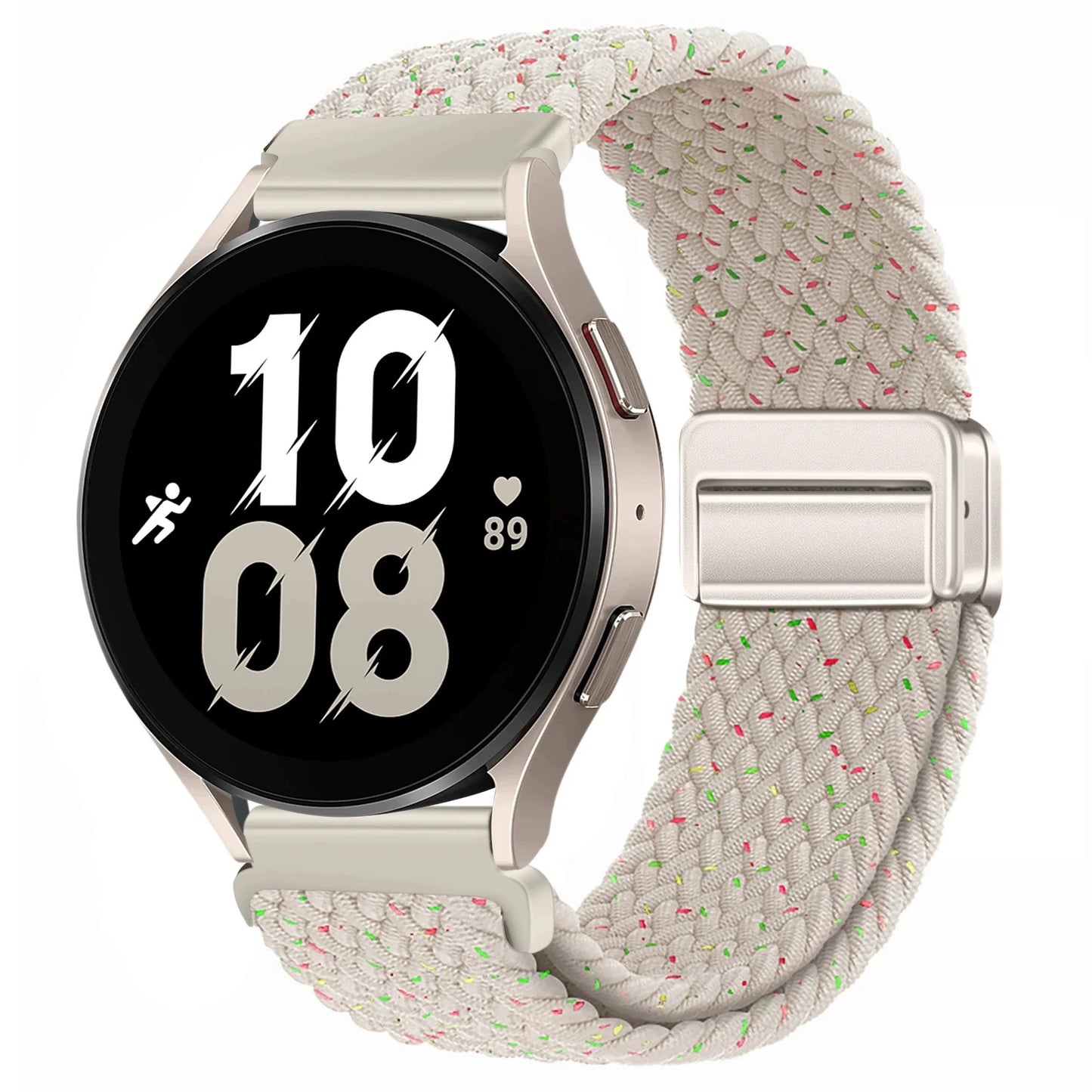 Magnetisches Nylonarmband 20/22mm für Smartwatches mit Schlaufenverschluss