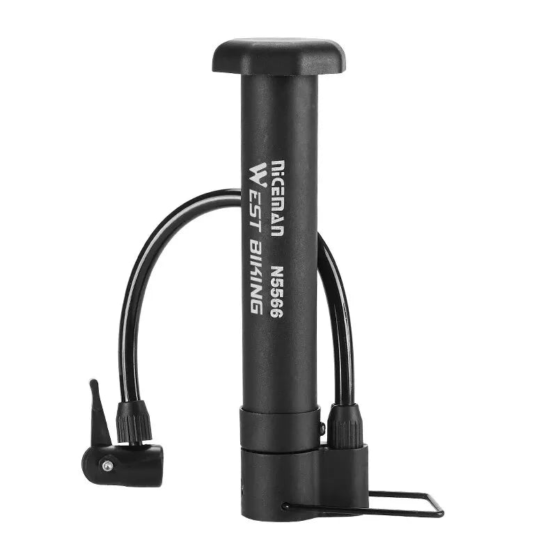 Manuelle Fahrradpumpe 80 PSI mit Schrader Ventil für MTB - Ballonreifen