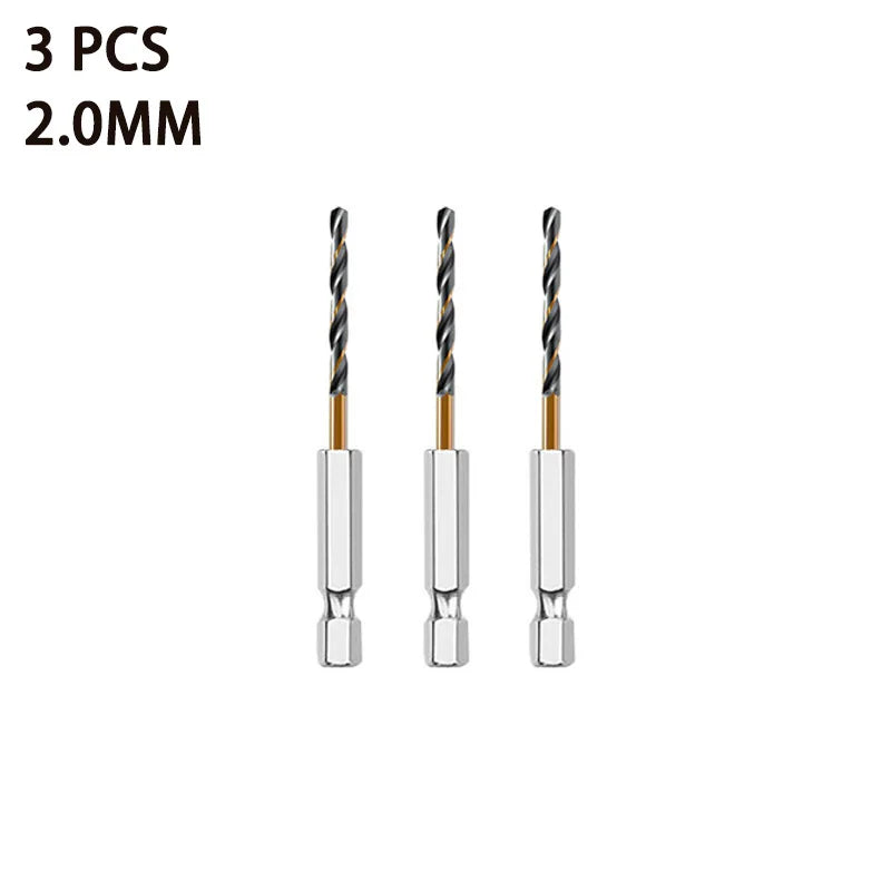 3/7/13PCS Spiralbohrer Set mit Hex Schaft für Holz und Metall