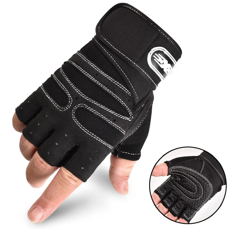 Stoßfeste Gym Handschuhe Unisex – Komfort - Grip für Fitness - Bodybuilding