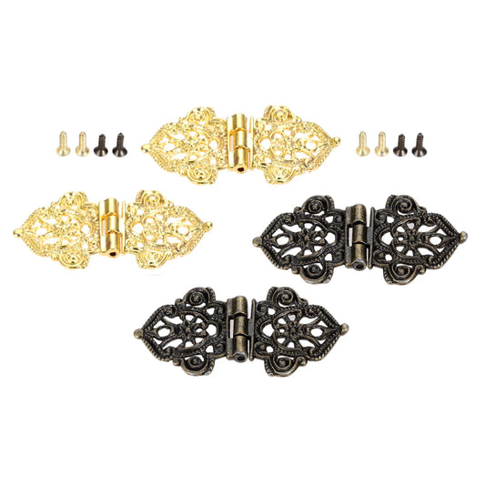 10 Stück Antike Scharniere für Möbelveredelung und Reparatur