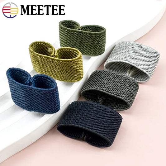 5-50 Stück Nylon Elastische Gürtel Schlaufen Clips Schnallen DIY Zubehör