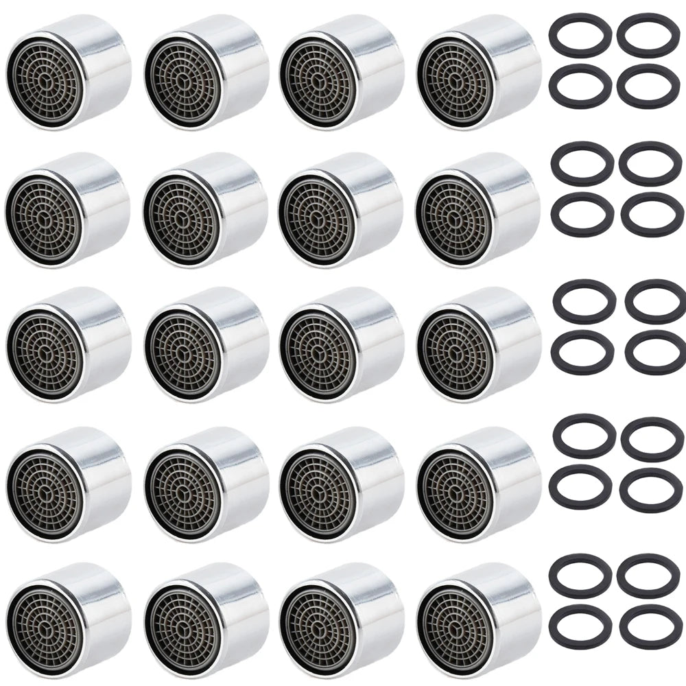 20x Wassersparende Küchenarmatur Bubbler Luftsprudler Filter Messing Einsatz