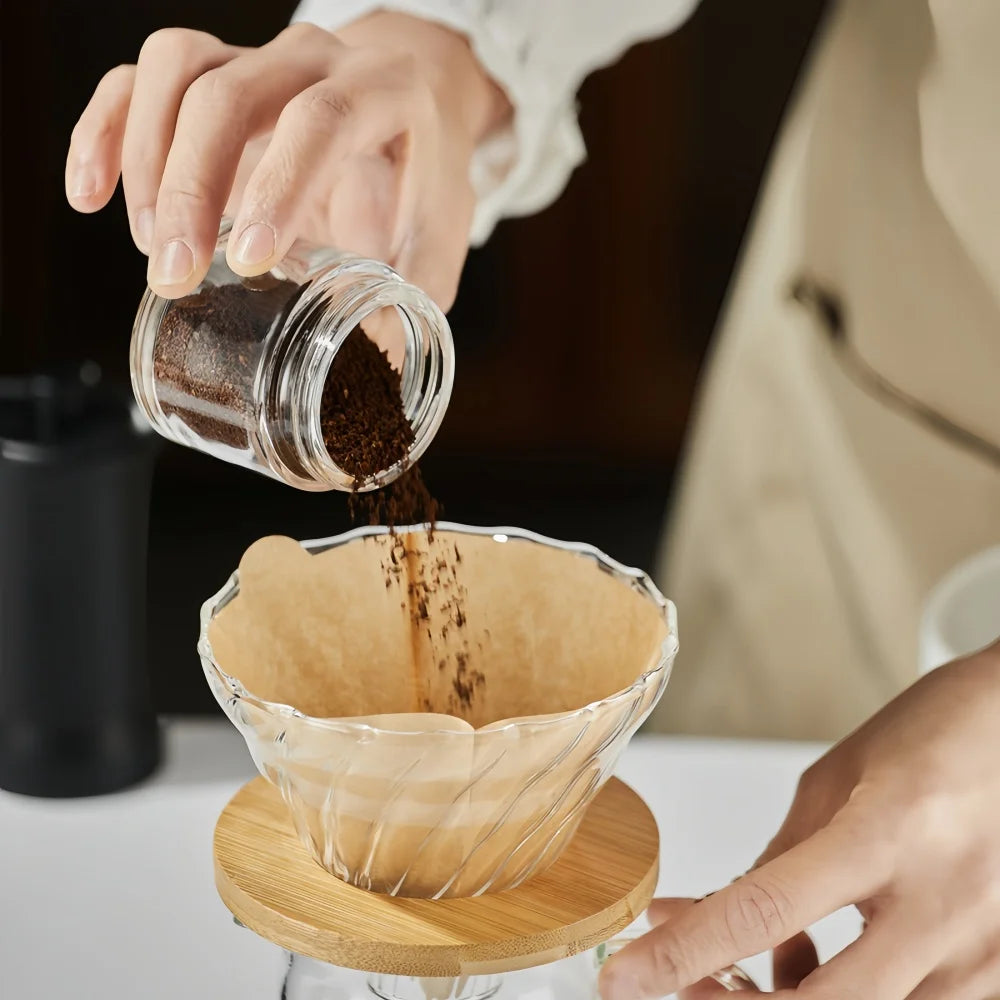 Manuelle Kaffeemühle mit 40-Gang Keramik-Schleifkern und Skala