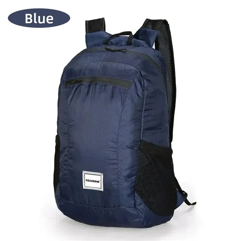 Leichte faltbare Outdoor Wandertasche 20 l mit Regenhülle Unisex