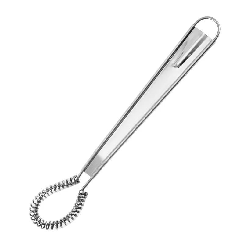 Handlicher Mini-Eimixer aus Edelstahl mit manuellem Schneebesen