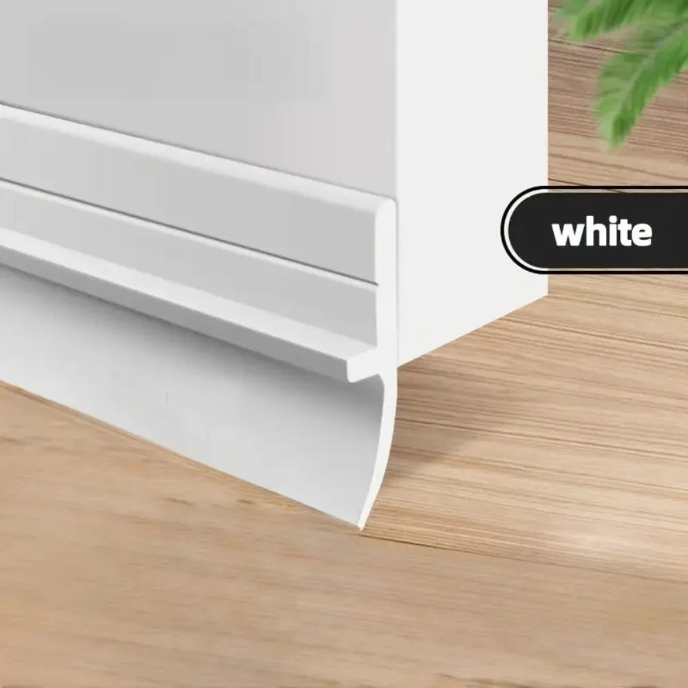 PVC Türbodendichtungsstreifen 90x3,6 cm selbstklebend schalldicht Lückenstopper