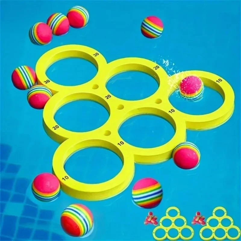 Endloser Wasserspaß: Schwimmendes, langlebiges EVA Pool-Spielzeug mit Farbkugel