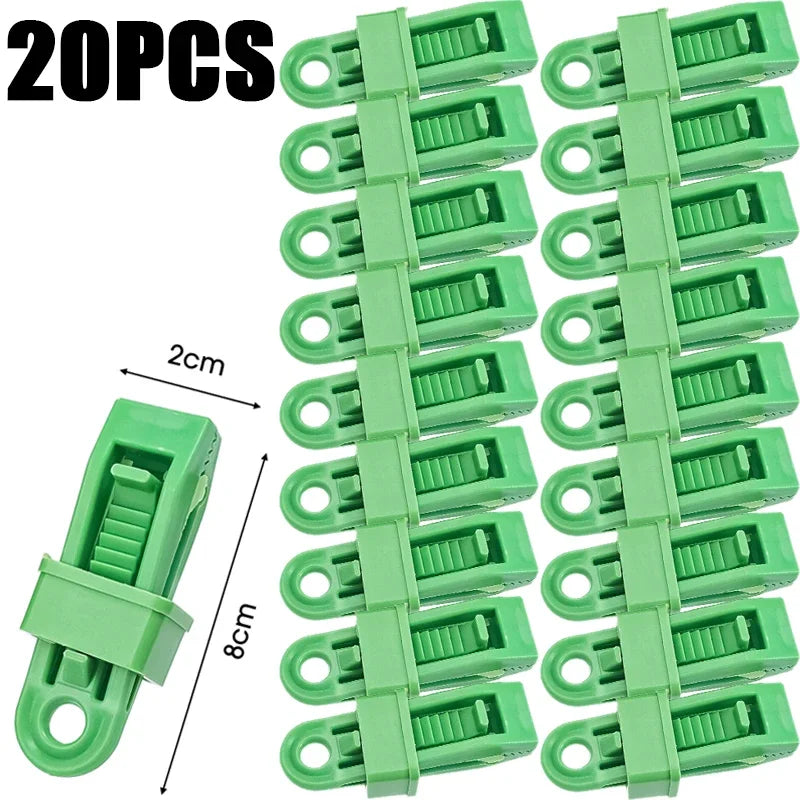 Markisen Seil Klemme Plane Clip Zelt Clip Wiederverwendbar 10 oder 20 Stück
