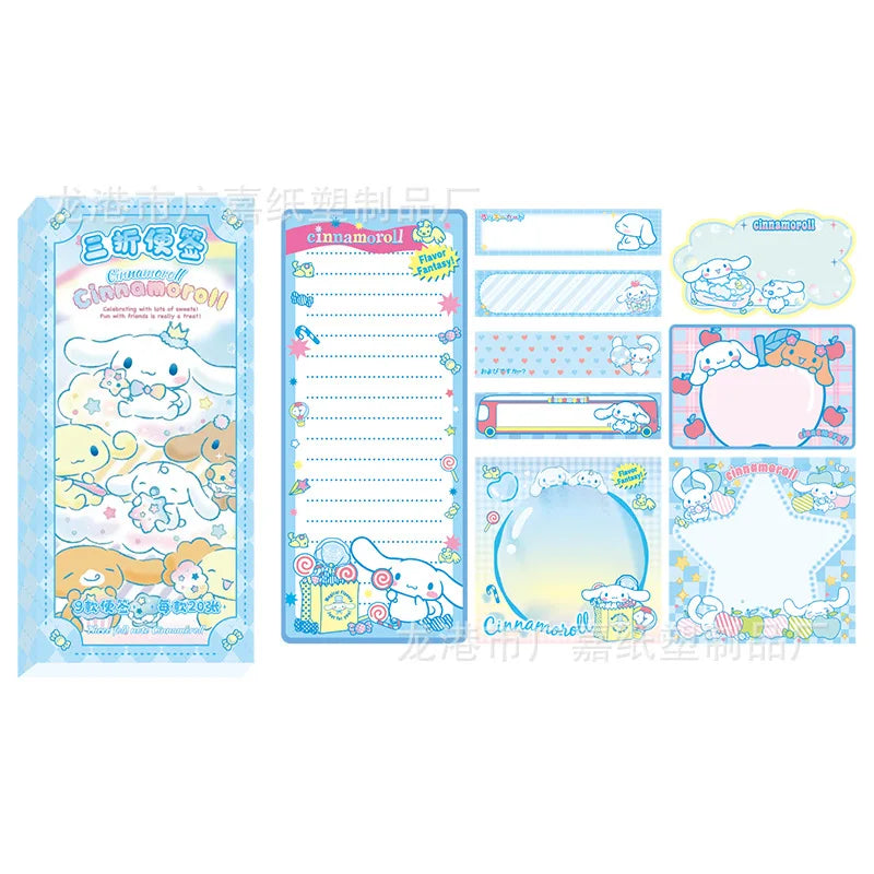 Selbstklebende Kawaii Cartoon Haftnotiz 15x7 cm für Schule - Büro