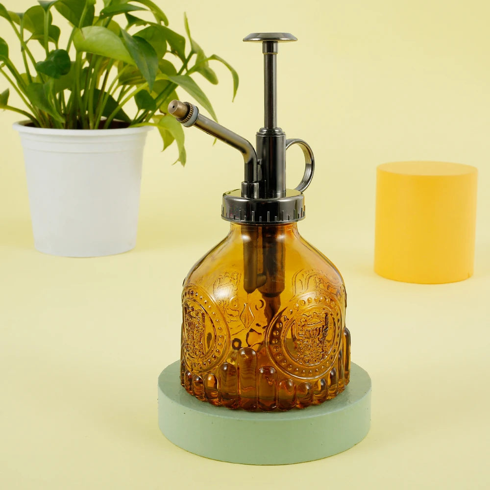 Vintage Glas Pflanzensprüher Gießkanne für Indoor Gartenarbeit