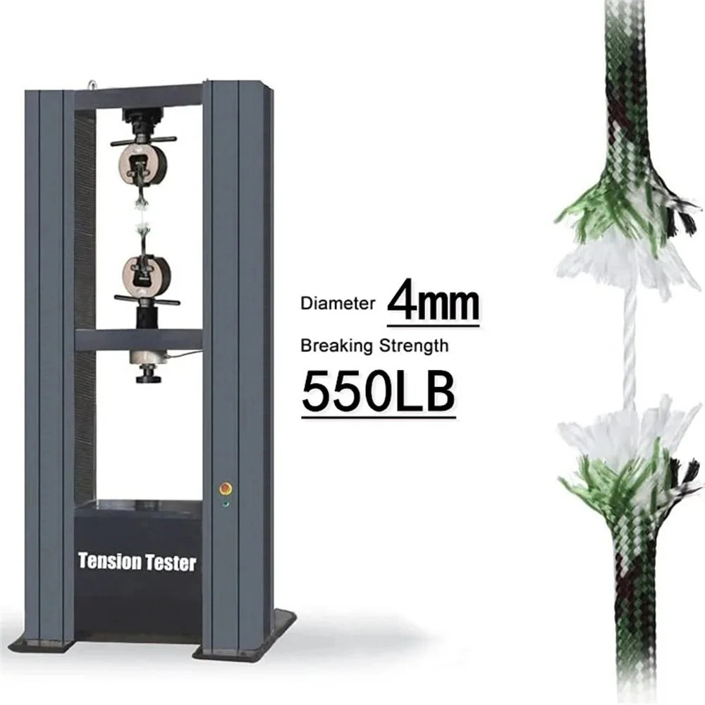 7-Kerne Paracord 4mm – extrem robust, 550 lb Bruchfestigkeit, 5-30m Länge