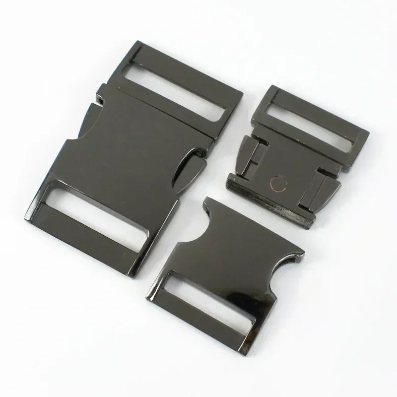 Metall Schnellverschluss Schnallen 10-38mm Rucksack Gurtband DIY 2 Stk.