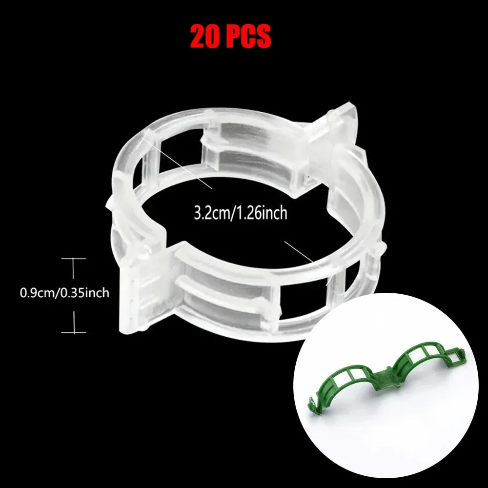 20 Gartenklammern für Pflanzenstütze – Ideal für Tomaten und Gemüse