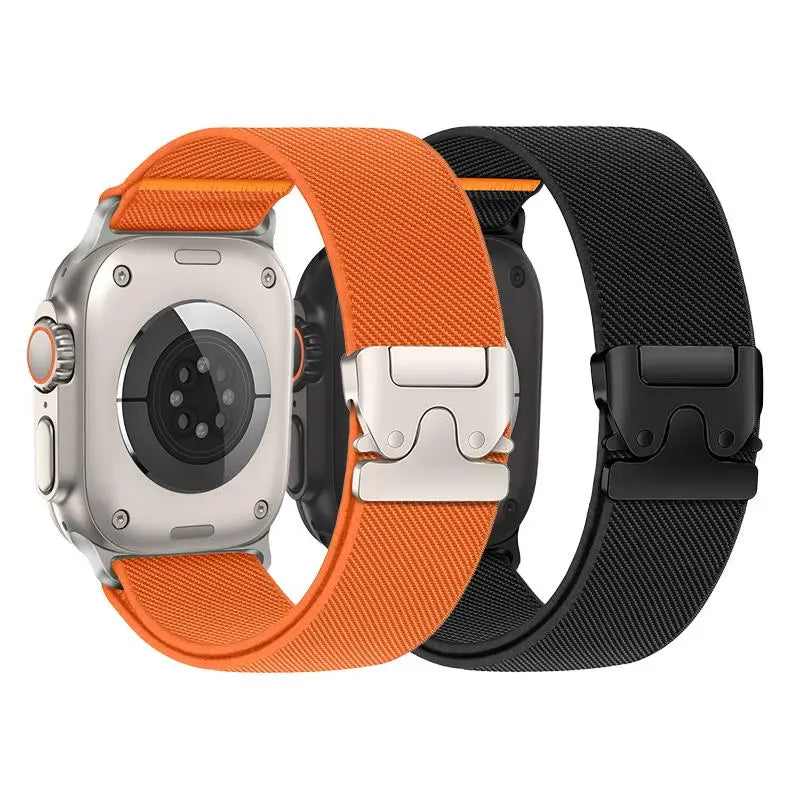 Elastisches Nylonband 2er Set für verschiedene Apple Watch Größen