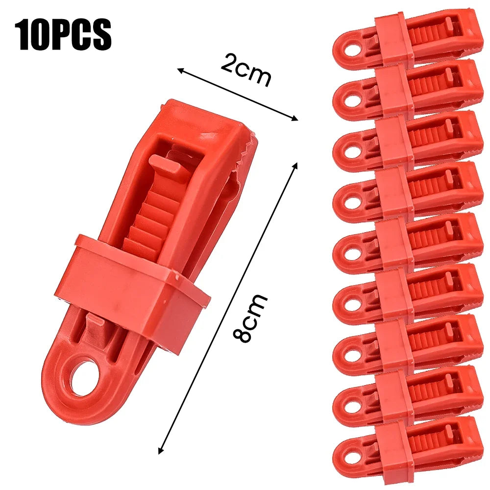 Markisen Seil Klemme Plane Clip Zelt Clip Wiederverwendbar 10 oder 20 Stück