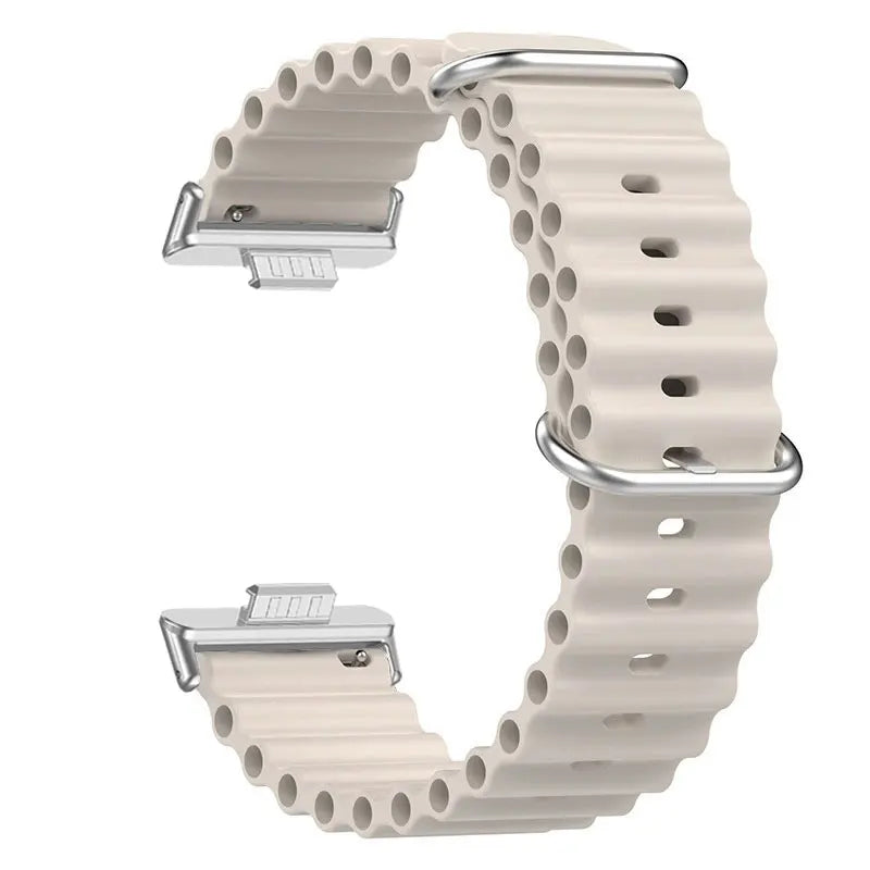 Flexibles Silikon-Sportarmband Ocean 20cm – Komfort - Style für Watch Fit 3 4 Pro