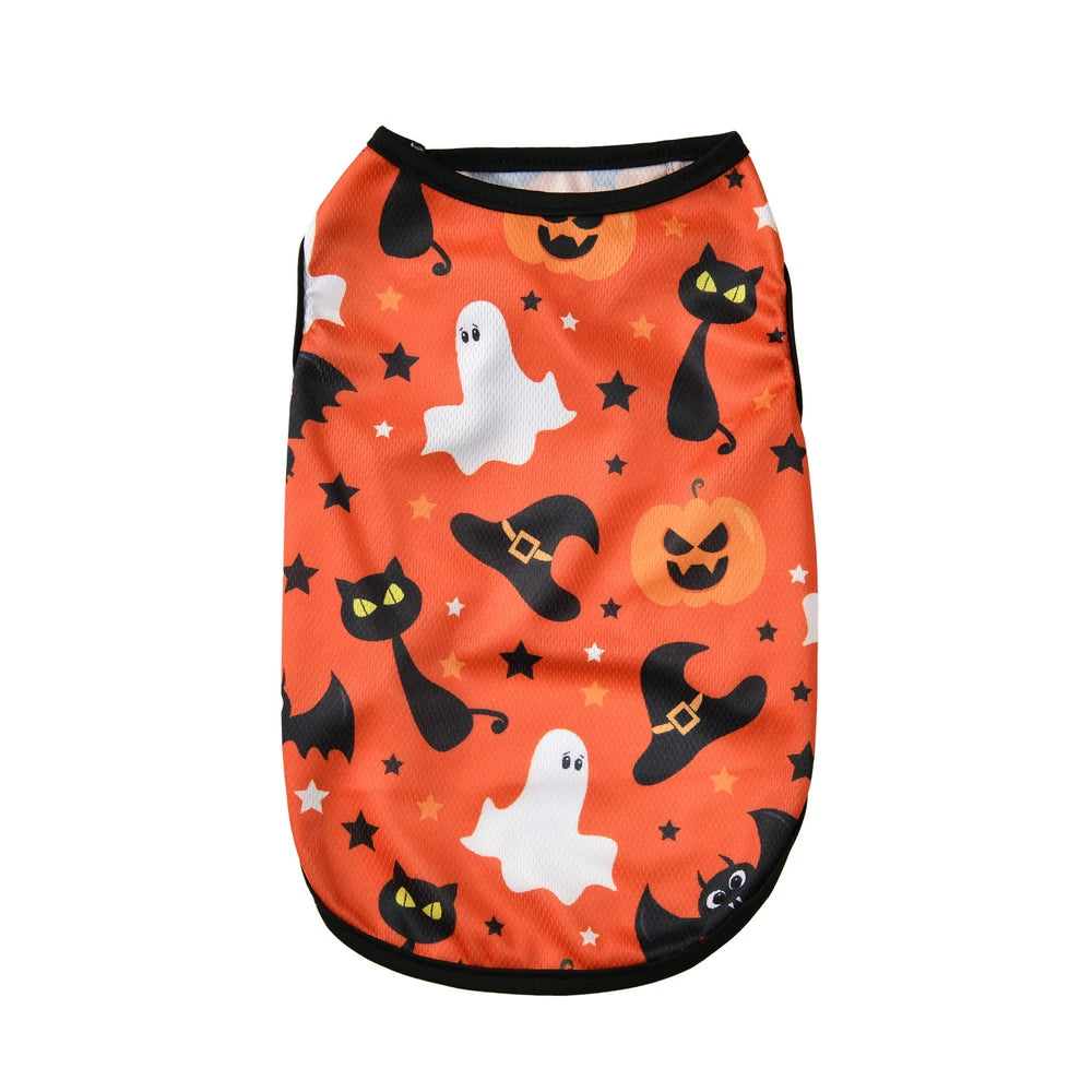 Halloween Haustier Kostüm Lustiger Pullover für Hunde Katzen Atmungsaktiv