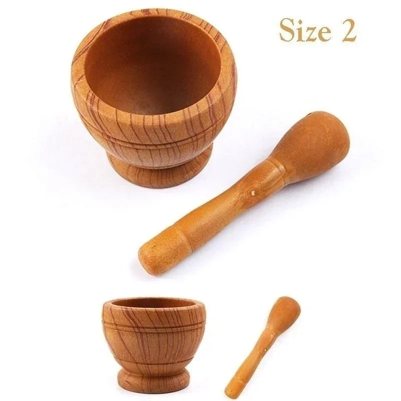 Robustes Harz-Mörser-Set – Leicht - langlebig für Kräuter, Knoblauch - Gewürze
