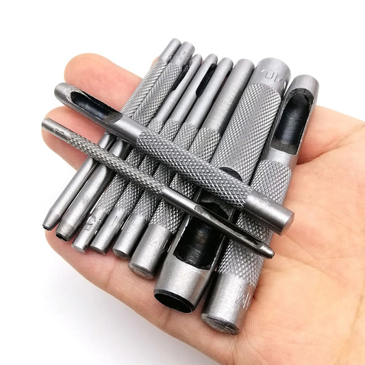 Runder Locher aus Stahl mit Mix Größen für DIY Handwerk