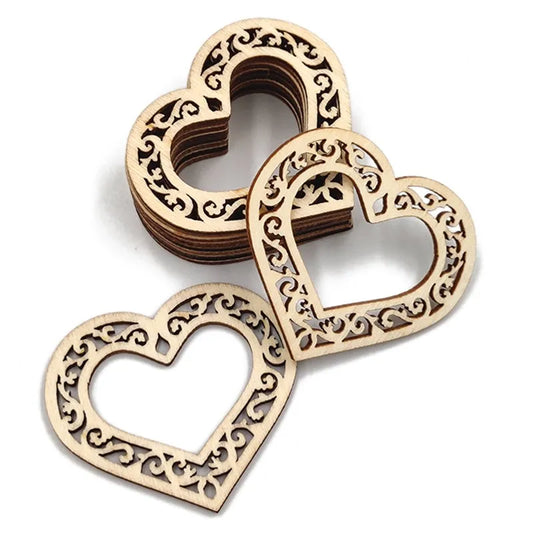 Kreative DIY Holzrahmen: 10 Stück Mini-Bilderrahmen naturfarben zum Basteln