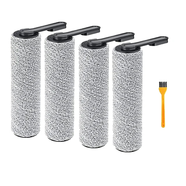Langlebiges Ersatzset mit Bürstenwalze - waschbarem HEPA-Filter für Akku-Nasssauger