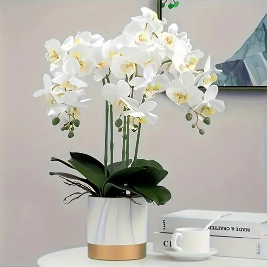 Künstliche Phalaenopsis-Blumenzweige 69 cm für elegante Dekoration
