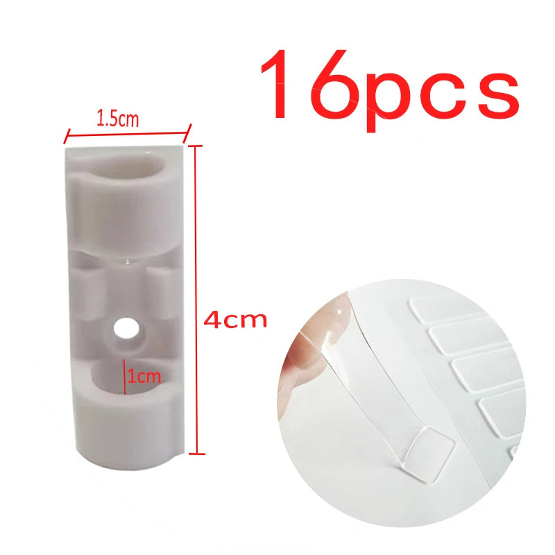 Kabel Organizer Clips Kabelmanagement für USB Lade Daten Leitung 16 Stück