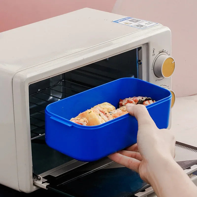 Baustein Bento Lunchbox Set 1050/1300ml doppellagig für Büro - Schule