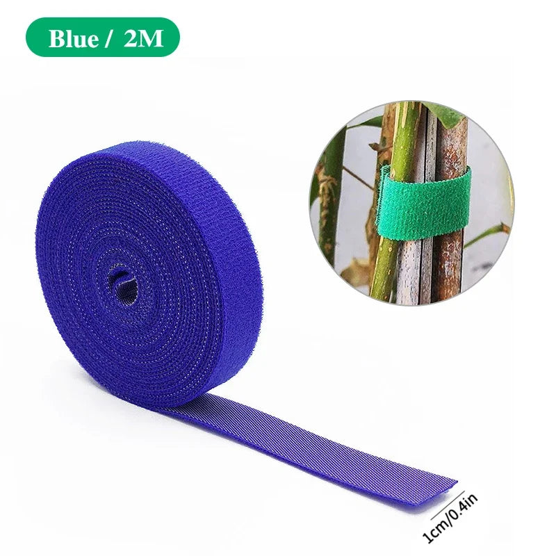Nylon Pflanzenbänder 3 Rollen 2m flexibel für Gartensupport