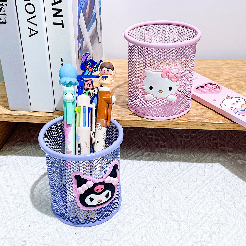 Metall Stifthalter als praktisches Schüler-Desktop-Organizer Zubehör