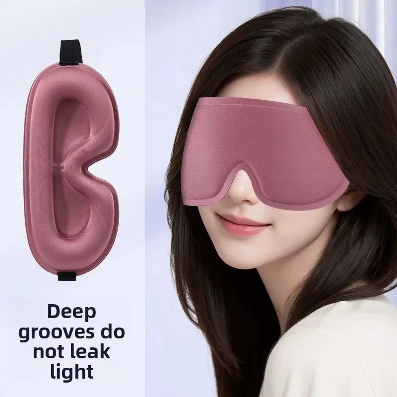 3D Schlafmaske mit Memory Foam für ungestörten Schlaf Reise