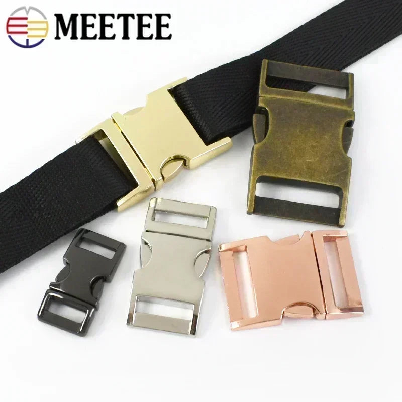 Metall Schnellverschluss Schnallen 10-38mm Rucksack Gurtband DIY 2 Stk.