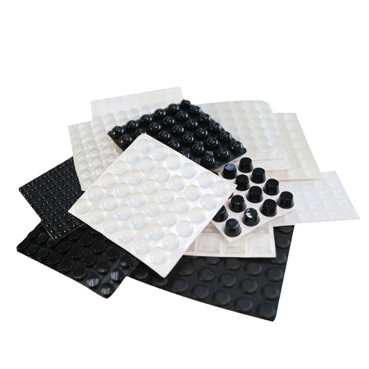 Selbstklebende Silikon Puffer für Schranktüren und Oberflächenschutz