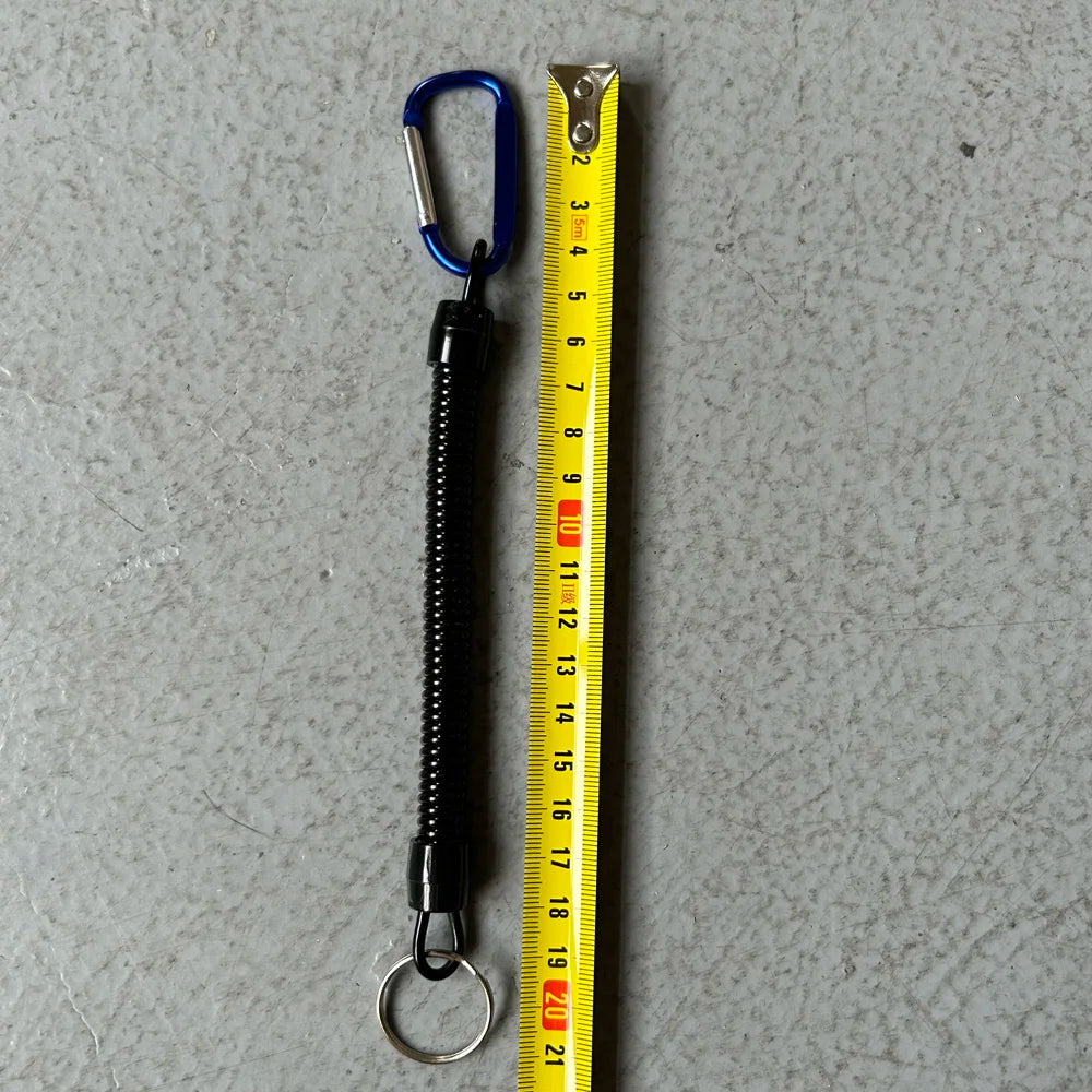 Taktische elastische Seilsicherung mit Metallclip – sicher - flexibel für Outdoor