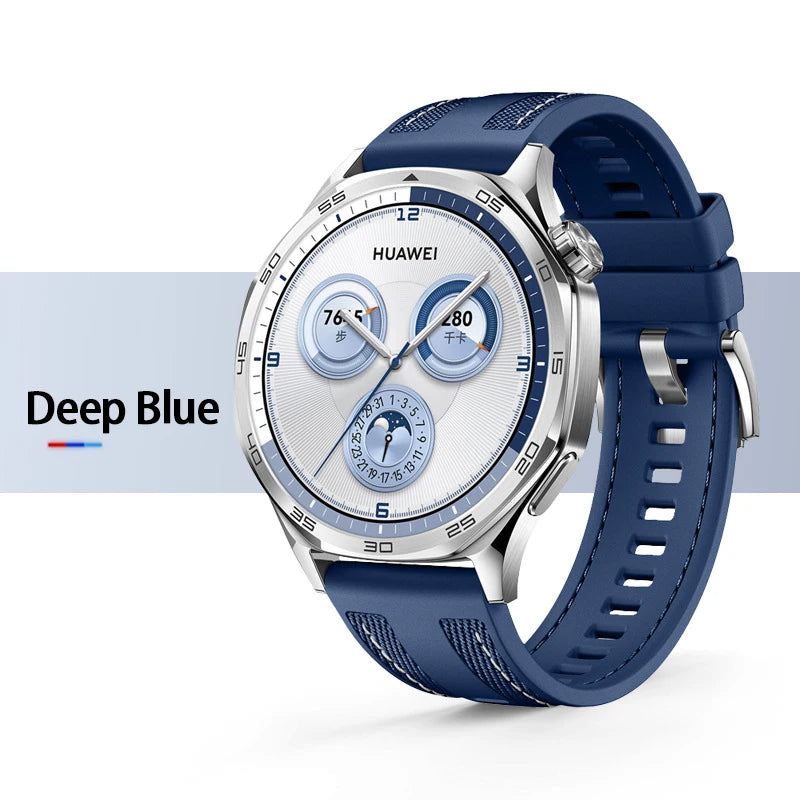 22 mm Nylonarmband mit Silikonanteil für Smartwatch, robust und komfortabel