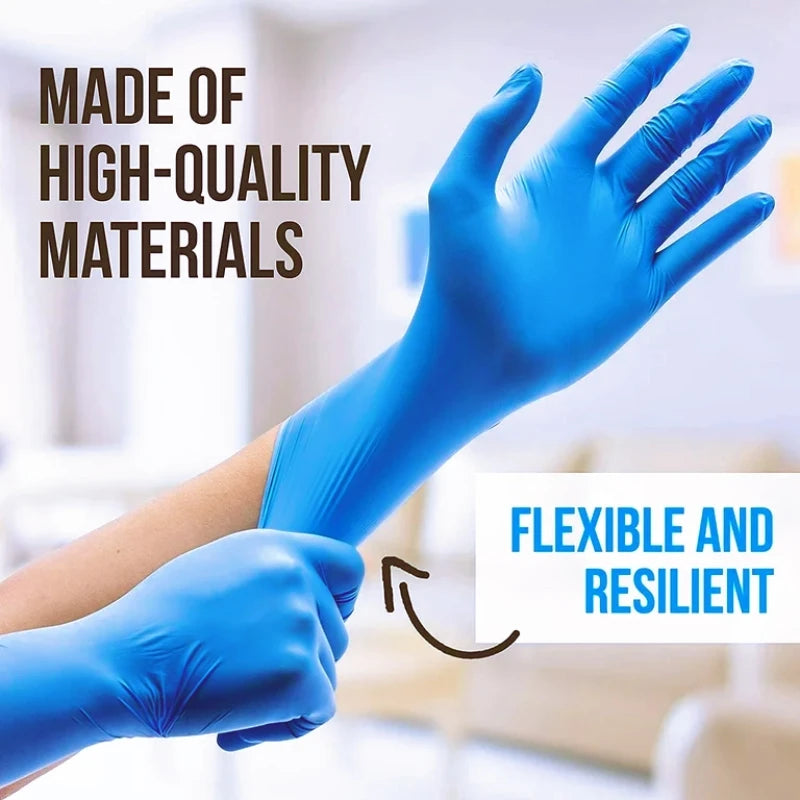 Blaue Nitrilhandschuhe – Ideal für sicheren Halt und Komfort