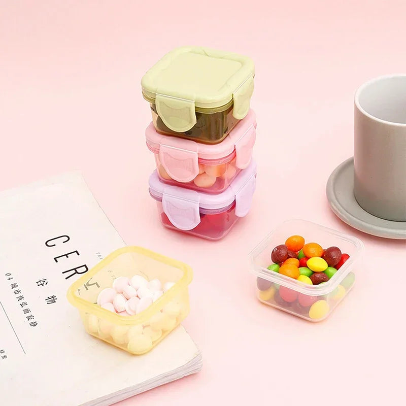 Luftdichte Mini-Aufbewahrungsbox 60ml aus BPA-freiem Kunststoff – vielseitig & mikrowellengeeignet